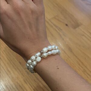 Elegant Pearl Bracelet Set